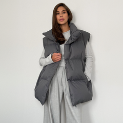 Wattierte ärmellose Weste