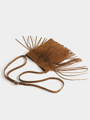 Fransen Umhängetasche Boho-Stil