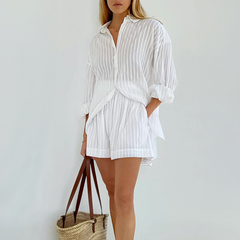 Zweiteiliges Streifen-Ensemble