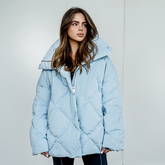 Gesteppte Relaxed Fit-Jacke