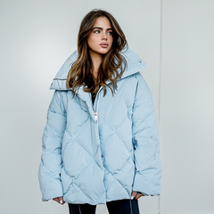 Gesteppte Relaxed Fit-Jacke