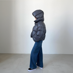 Kurzer Daunen-Pufferjacke