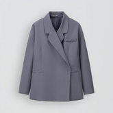 Oversized blazer mit Seitenschlitz