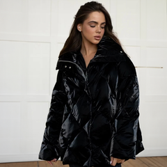 Gesteppte Relaxed Fit-Jacke