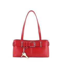 Schultertasche mit Schnallen-Detail