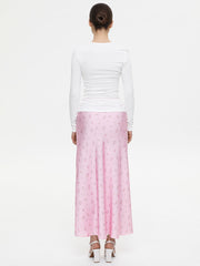 Femininer Maxirock mit floralem Print