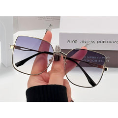 Oversized eckige Sonnenbrille