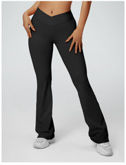 Hochtaillierte Bootcut-Leggings