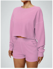 Nahtlose High-Waist-Sportshorts