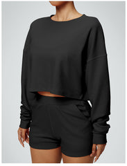 Nahtlose High-Waist-Sportshorts