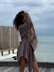 Sommerkleid mit langen Ärmeln