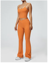 Sportliches V-Neck-Crop-Top