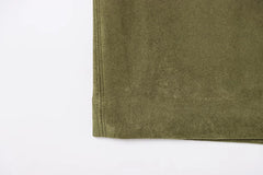 Wildleder-Style Midirock