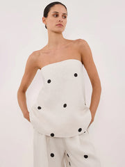 Off-White Punkte Set