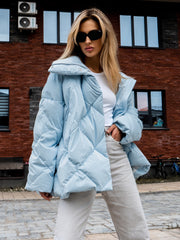 Gesteppte Relaxed Fit-Jacke