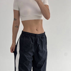 Sportliche Track Pants mit Streifen