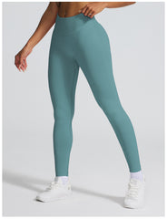 Nahtlose High-Waist-Sportleggings