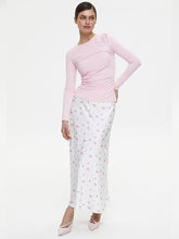 Femininer Maxirock mit floralem Print