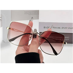 Oversized eckige Sonnenbrille