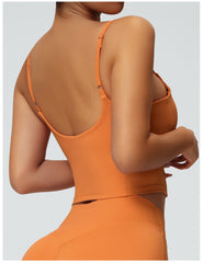 Sportliches V-Neck-Crop-Top