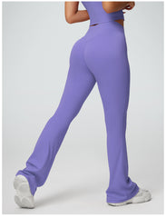 Hochtaillierte Bootcut-Leggings