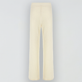 Rippstrick-Hose mit weitem Bein
