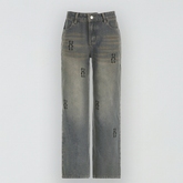 Jeans mit Distressed-Details