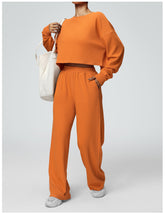 Offenes Rücken-Cropped-Sweatshirt