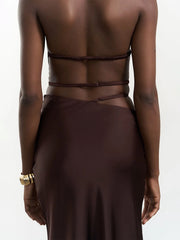 Maxirock mit eleganter Passform