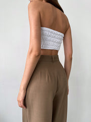 Weite Hose mit eleganten Bundfalten