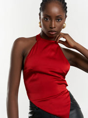 Maxikleid top mit Cut-Out-Details