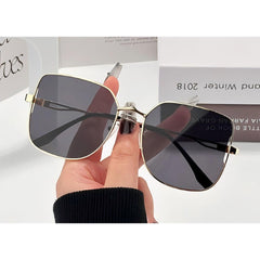 Oversized eckige Sonnenbrille