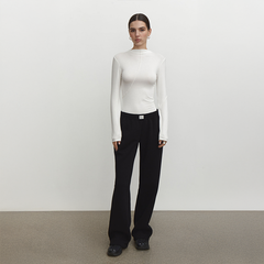 Langarmshirt mit asymmetrischer Naht