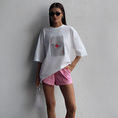 Oversized-T-Shirt mit Print