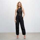 Gerippter Strick-Tanktop