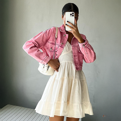 Kurzes Spaghettiträger-Kleid