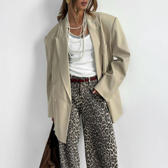 Hose mit Leopardenmuster