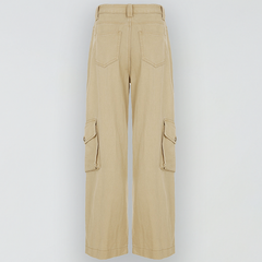 Wide-Leg-Hose mit Taschen