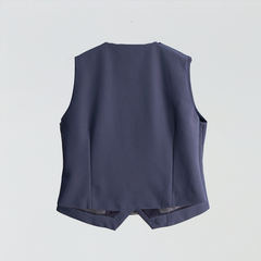 Business Weste mit Knopfleiste