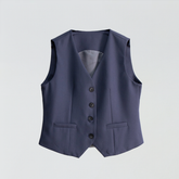 Business Weste mit Knopfleiste