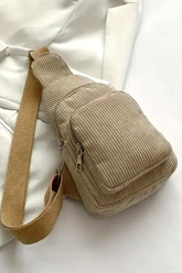 Vintage Corduroy Crossbody