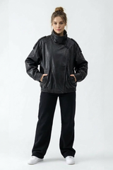Oversized PU Jacke
