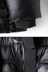 Steppjacke mit Kapuze