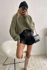 Oversized herbst Pullover | Outlet