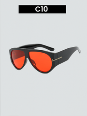 Stylische Pilotenbrille mit Farbverlauf