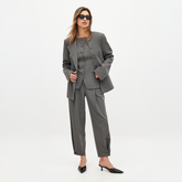 Elegante Weite-Hosen mit Bügelfalte