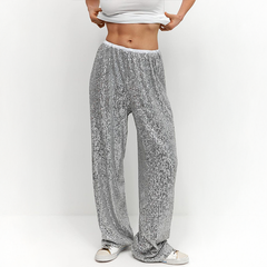 Pailletten-Glanzhose