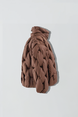 Geflochtene Steppjacke