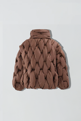 Geflochtene Steppjacke