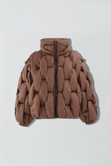 Geflochtene Steppjacke